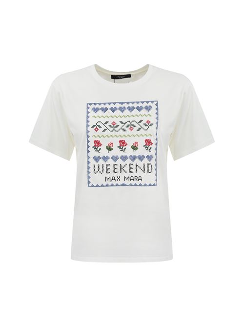 T-shirt Cabina con ricamo grafico WEEKEND MAX MARA | 2515971041600001